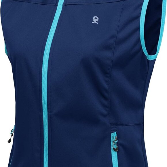 Women's Lightweight Softshell Vest, Windproof Sleeveless Jacket for Running Hiki - Picture 1 of 6